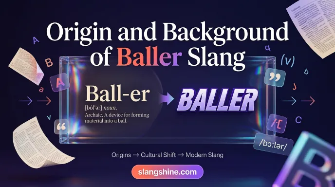 Origin and Background of Baller Slang
