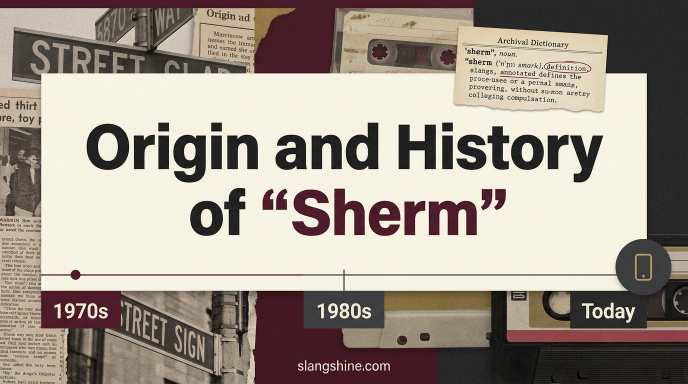Origin and History of “Sherm”