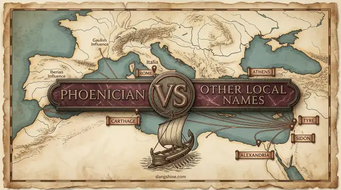 Phoenician vs. Other Local Names