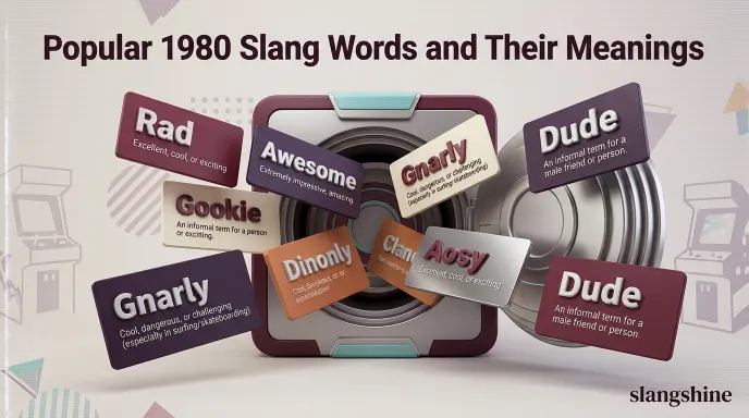 Popular 1980 Slang Words and Their Meanings