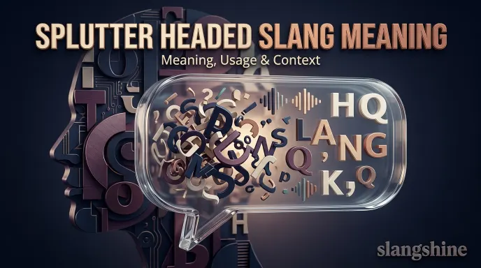 Splutter Headed Slang Meaning