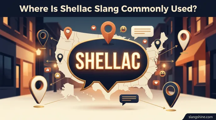 Where Is Shellac Slang Commonly Used?
