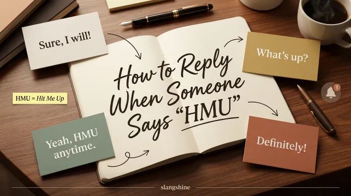 How to Reply When Someone Says “HMU”