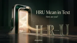 HRU Mean In Text