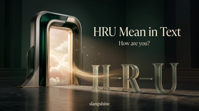 HRU Mean In Text