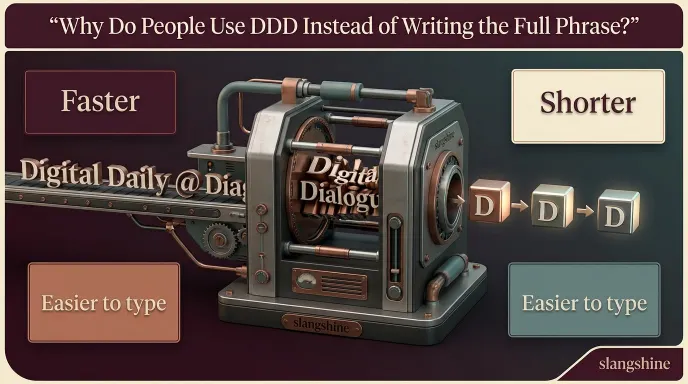 Why Do People Use DDD Instead of Writing the Full Phrase?